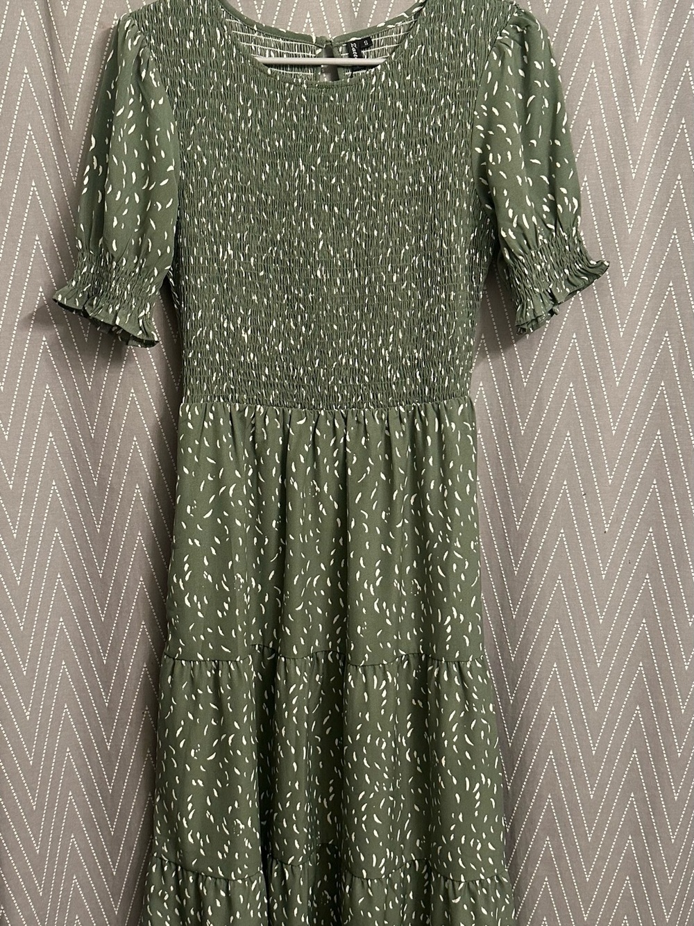 Zattcas Smocked Tiered Dress